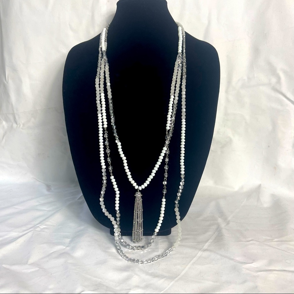 White House black market multi strand necklace #10